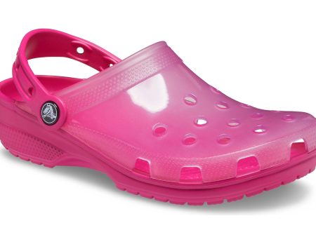 Crocs Translucent Womens Clog Sandals For Cheap