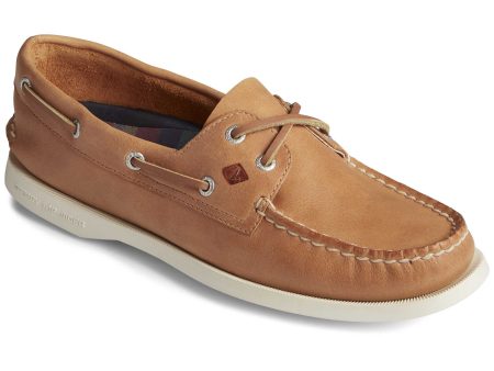 Sperry A O 2-Eye Splash Leather Womens Slip On Shoes For Sale