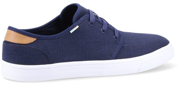 TOMS Carlo Sports Mens Canvas Lace Up Trainer Discount