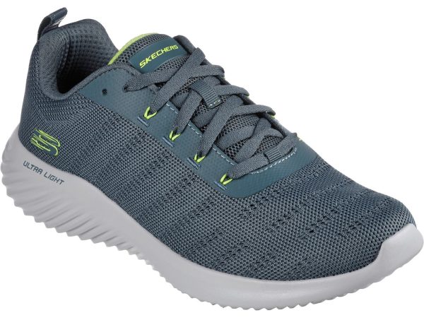 Skechers 232375 Bounder Frazin Mens Lace Up Trainer For Sale