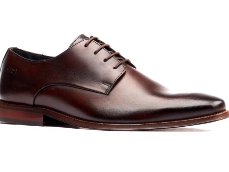 Base London Marley Mens Plain Toe Derby Shoe Supply