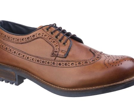 Cotswold Poplar Mens Brogue Detail Lace up Shoe Sale