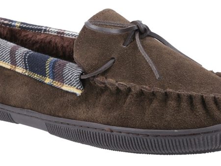 Cotswold Sodbury Mens Slip On Moccasin Slipper Fashion