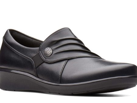 Clarks Hope Roxanne Womens Leather Slip On Casual Shoe Discount