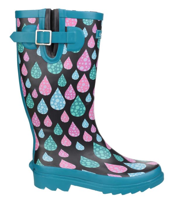 Cotswold Burghley Womens Patterned Wellington Boot For Sale