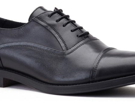 Base London Wilson Waxy Mens Leather Lace Up Oxford Shoe Online now