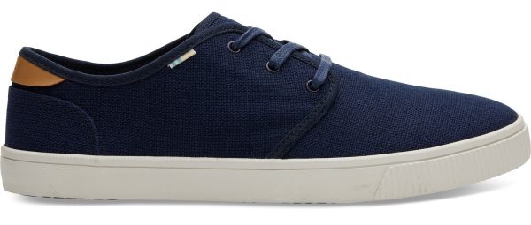 TOMS Carlo Sports Mens Canvas Lace Up Trainer Discount