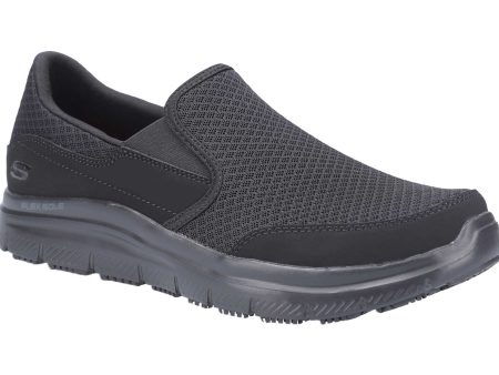 Skechers 77048EC Flex Advantage McAllen Mens Slip On Work Shoe For Discount