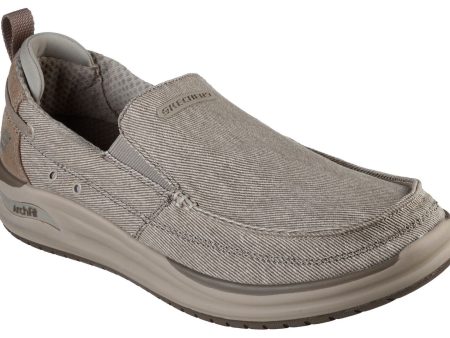 Skechers 204605 Arch Fit Melo Port Bow Mens Slip On Shoes Fashion