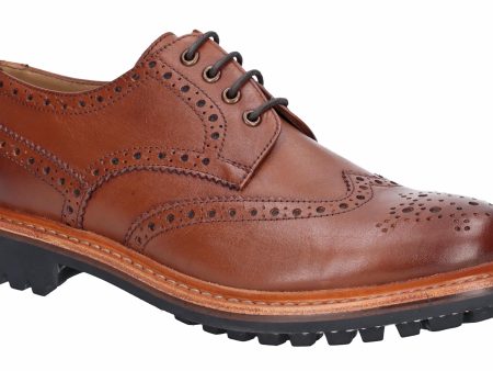 Cotswold Quenington Commando Mens Rugged Sole Brogue Shoe Online now