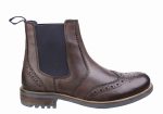 Cotswold Cirencester Mens Brogue Detail Pull On Chelsea Boot Online