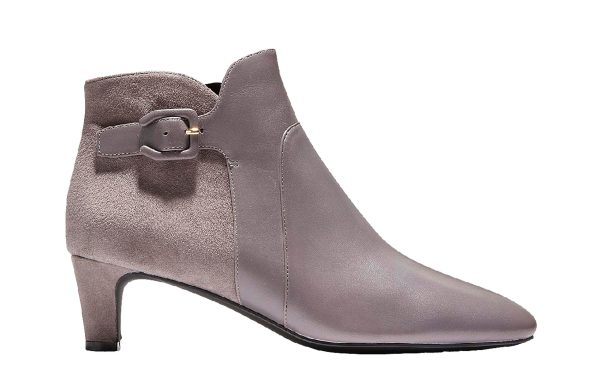 Cole Haan Womens Leather And Suede Sylvia Waterproof Ankle Boot Sale