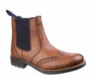 Cotswold Cirencester Mens Brogue Detail Pull On Chelsea Boot For Cheap