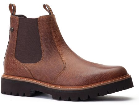 Base London Ragnar Tumbled Mens Leather Chelsea Boot Hot on Sale